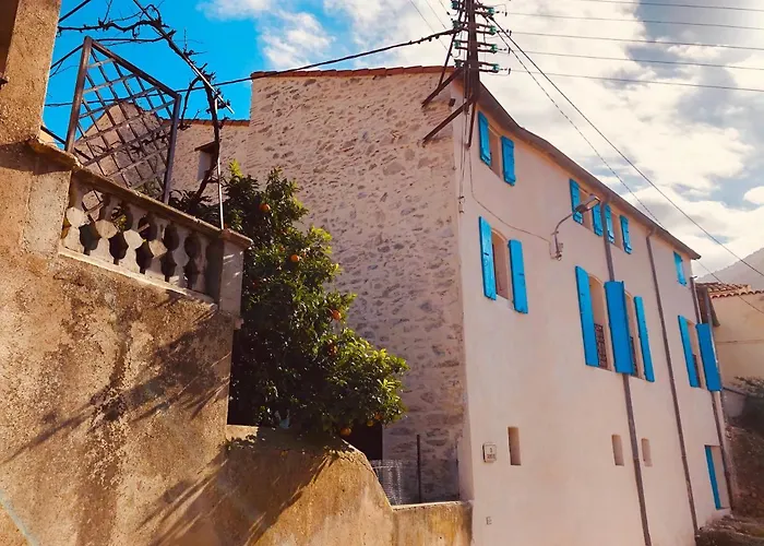 Des Alberes Piscine Privative Proche Et Collioure, Climatisation, Parking ,wifi