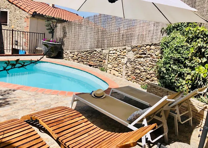 Des Alberes Piscine Privative Proche Et Collioure, Climatisation, Parking ,wifi * Montesquieu (Pyrenees-Orientales)